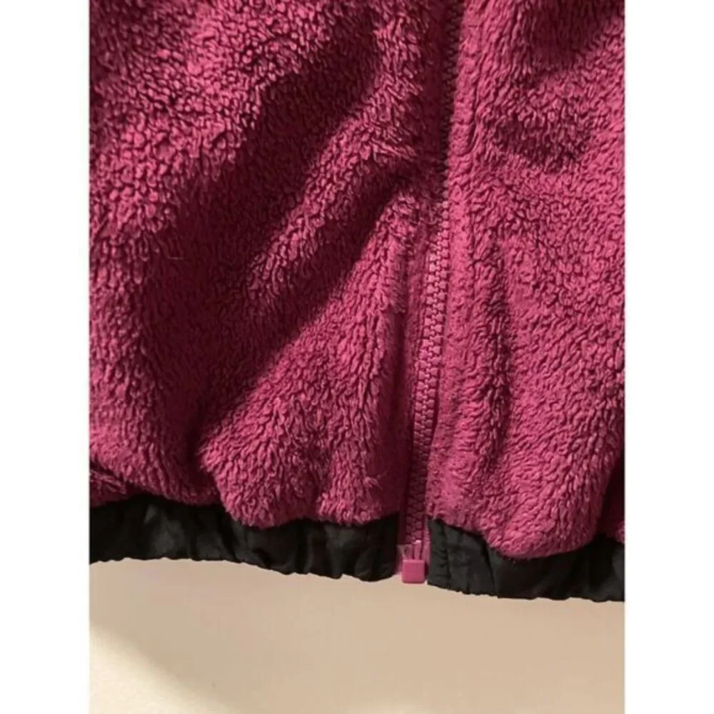 The North Face Denali Fleece Jacket Girls Magenta Size XL‎ Full Zip